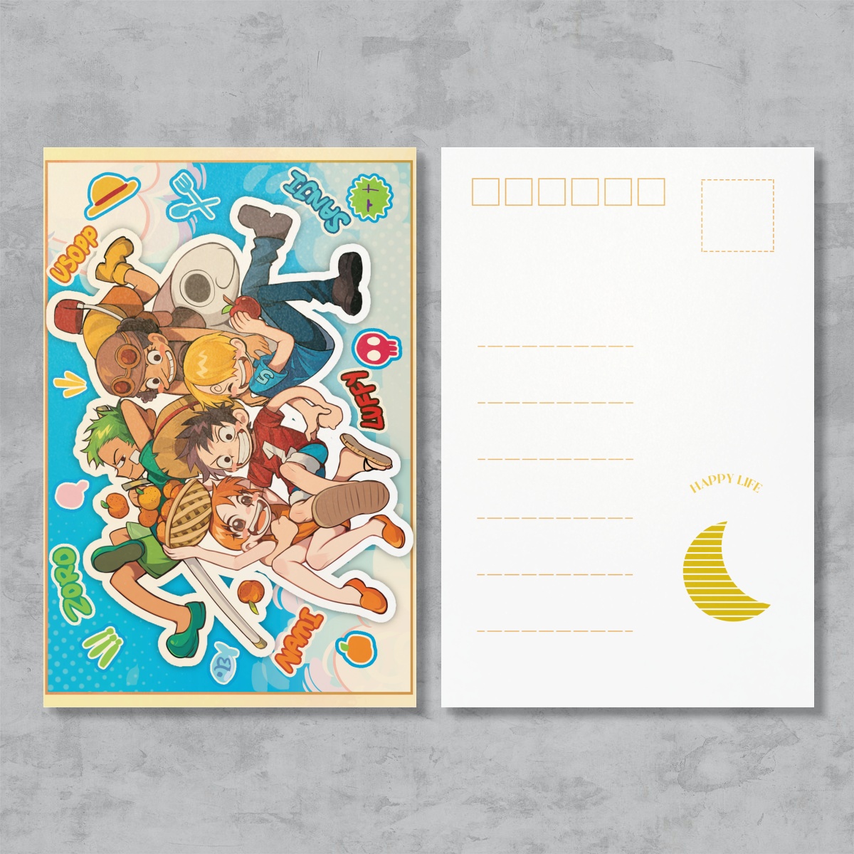 StrawHat kids Postcards