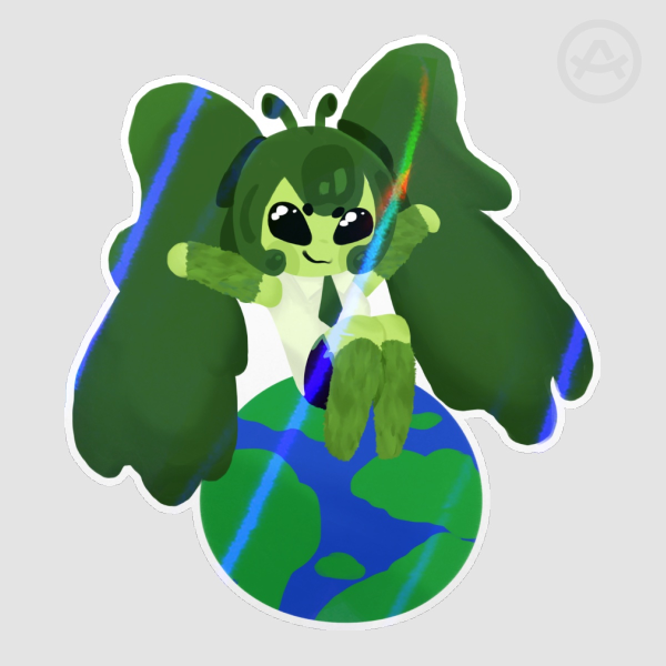 Alien Miku sticker
