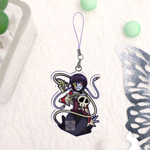 Skullgirls×MHA - Kyoka Jiro as SQUIGLY Keychains