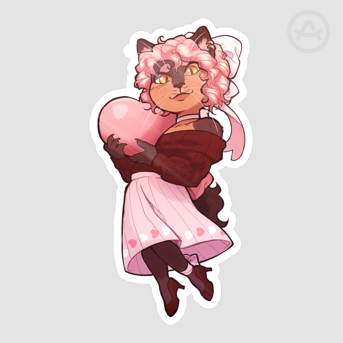 Kawaii~Chan Valentine's Sticker