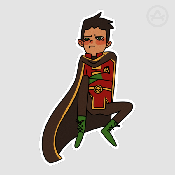 Robin Damian Wayne Sticker