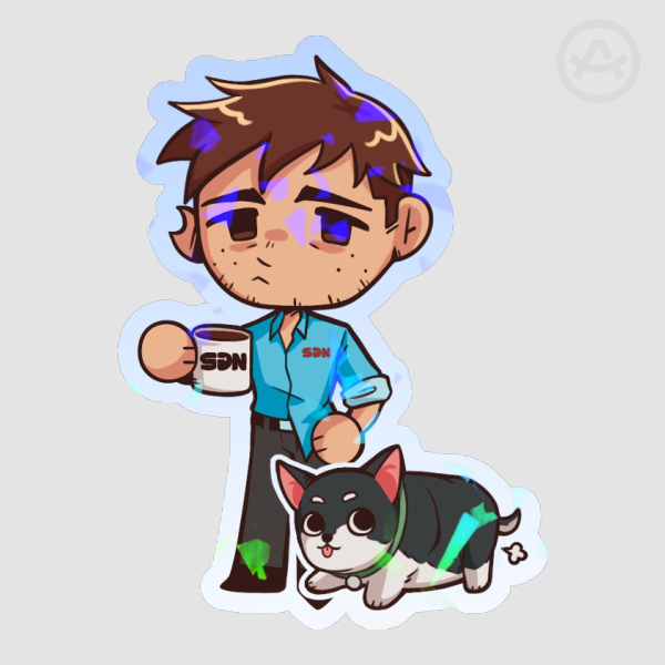 Robert Robertson and Beef Sticker