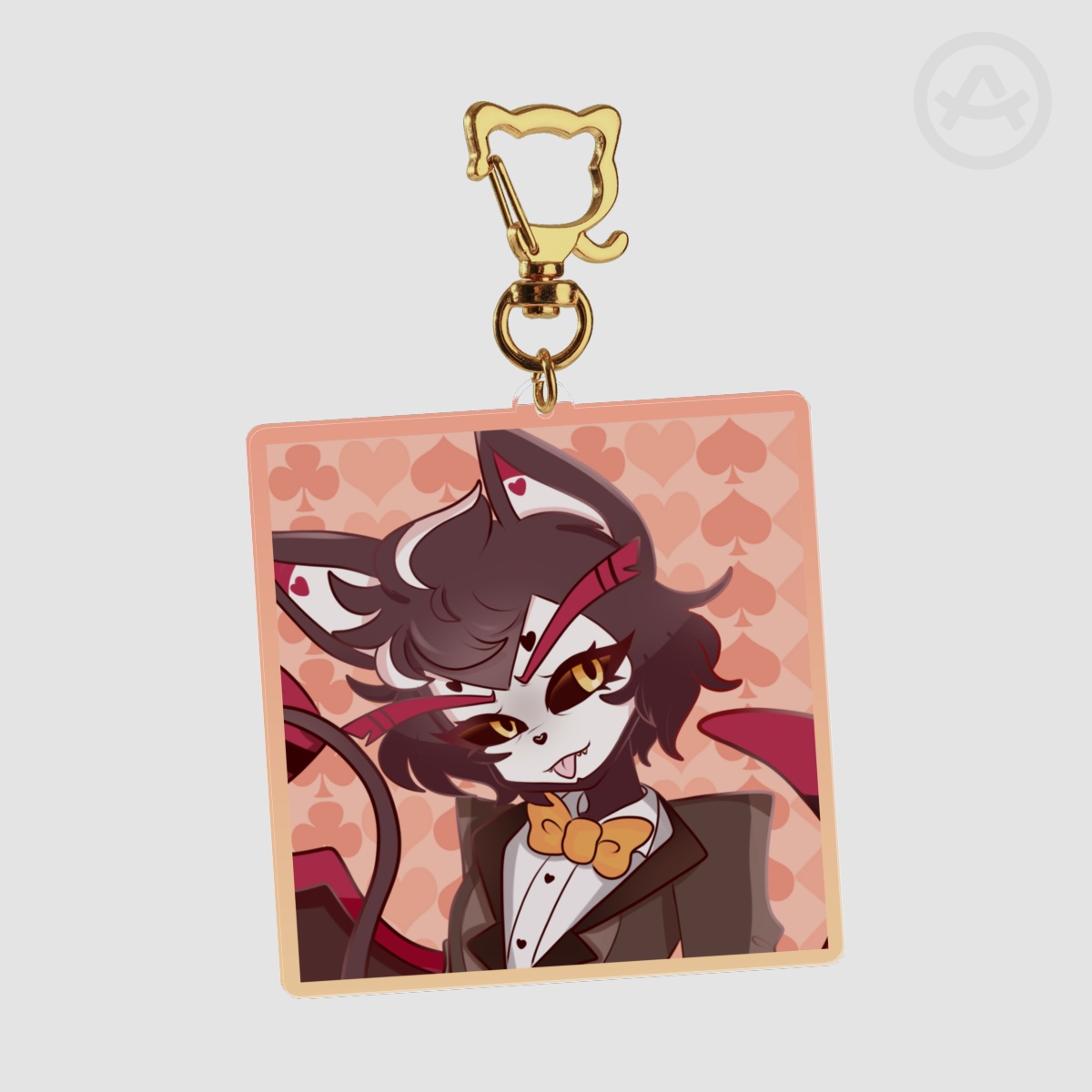 Overlord Husk square keychain