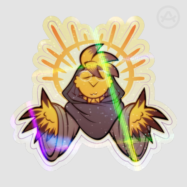 Holy Paligan | Holo Cross Sticker