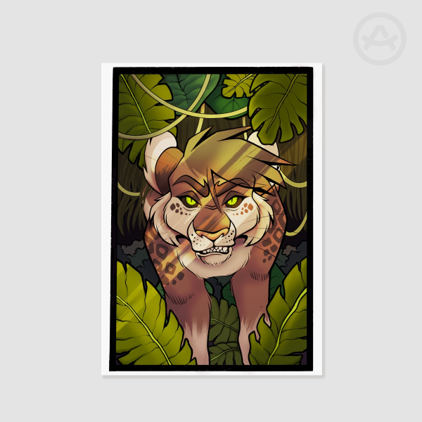 LUSH (Day) - Jaguar Art Print