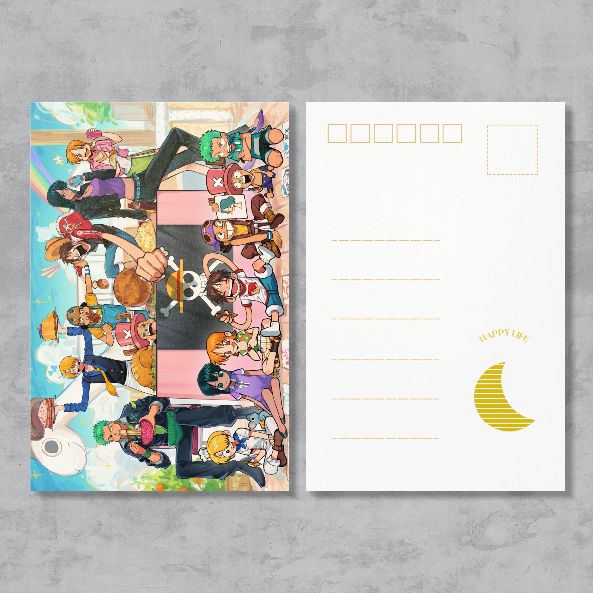 Dreamy StrawHat Buffet Postcards