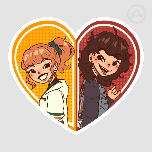 Chrissy & Eddie Stickers