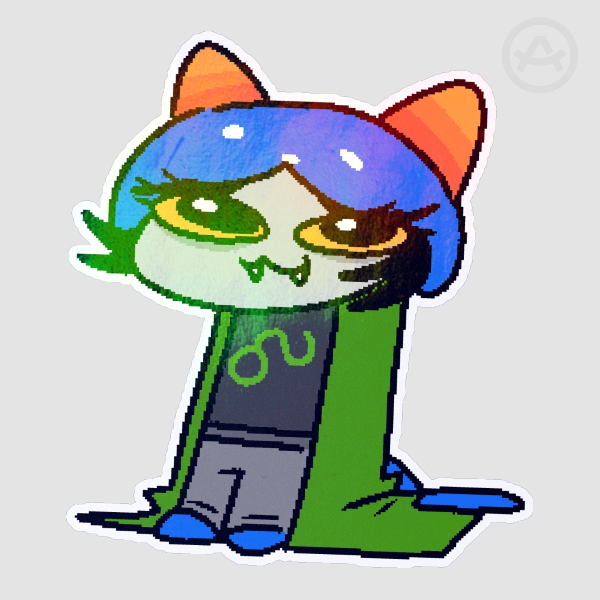 Nepeta die cut sticker
