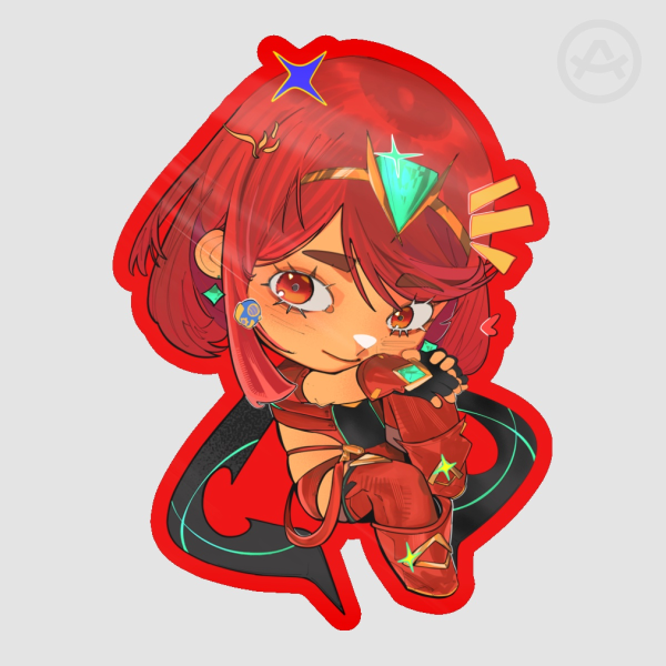 PYRA GLOSSY STICKER