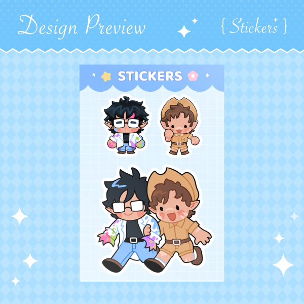 convex sticker sheet