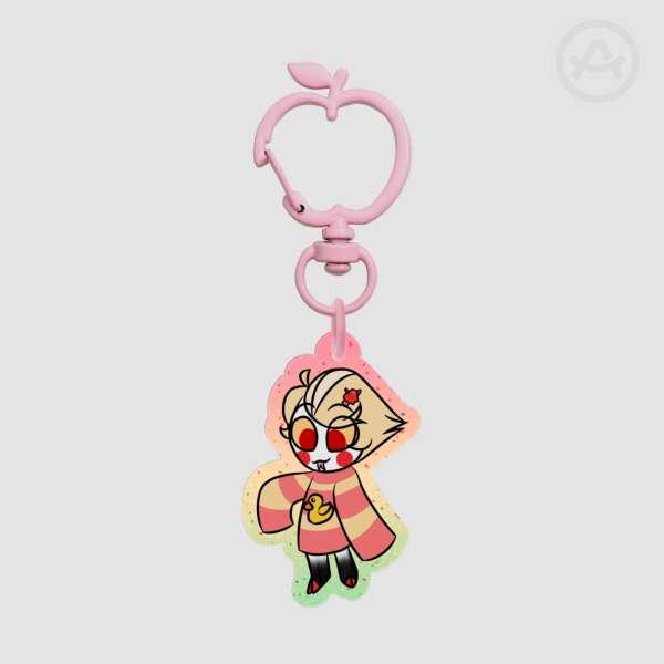 Motherducking Apple King Keychain
