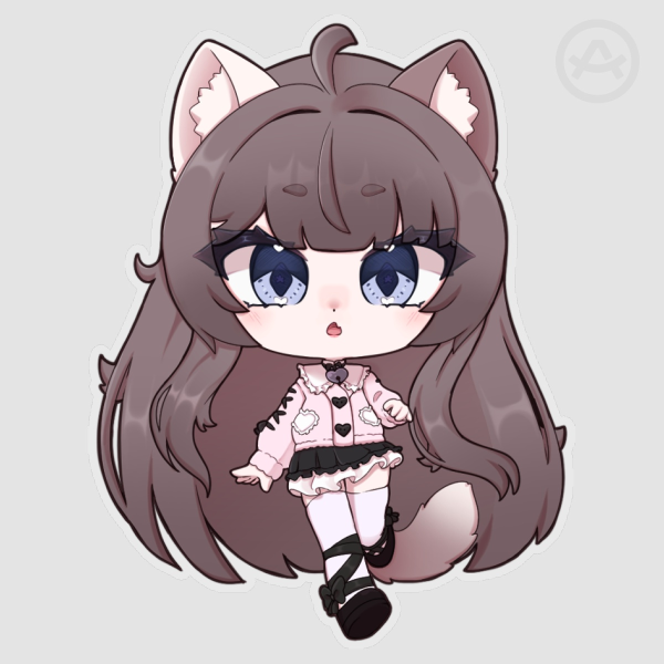 Mittens Debut Stickers