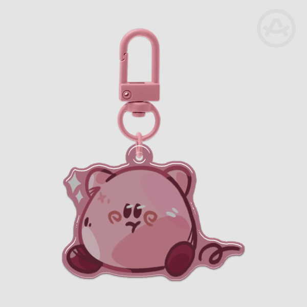 Epoxy Bubble Kirby Pink Charm