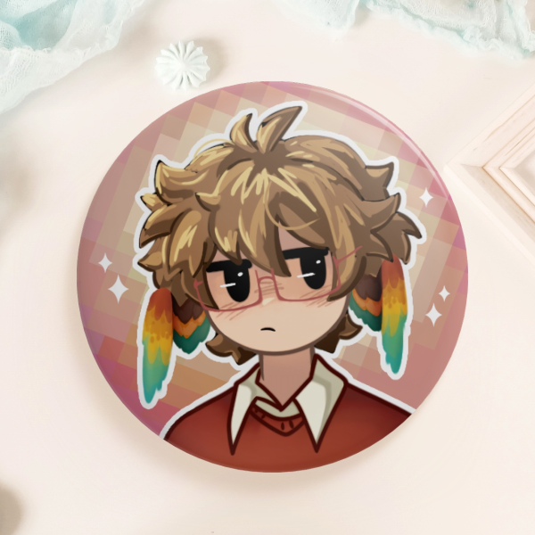 Grian button pin | hermitcraft mcyt