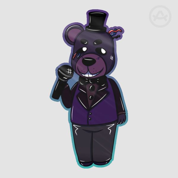 Shadow Freddy Villager Sticker