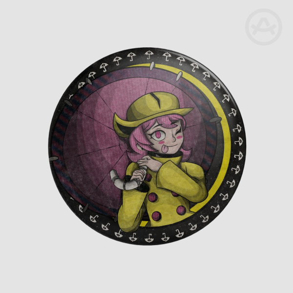 Umbrella Round Badges (Button Pins)