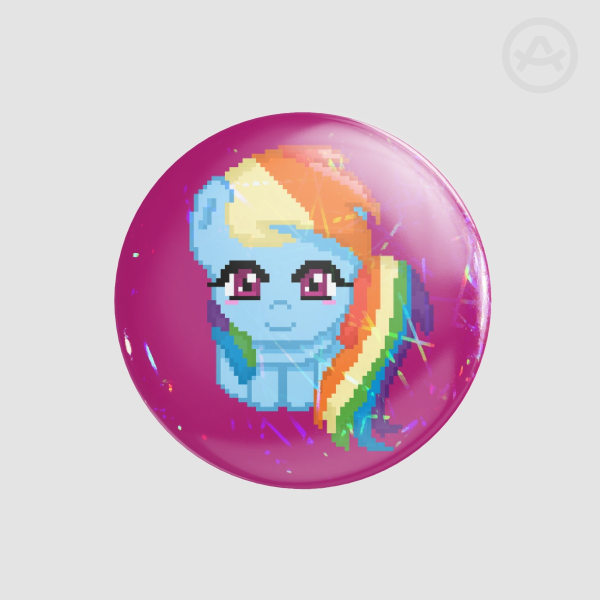 Rainbowdash pin