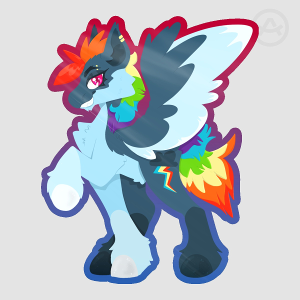 rainbow dash sticker
