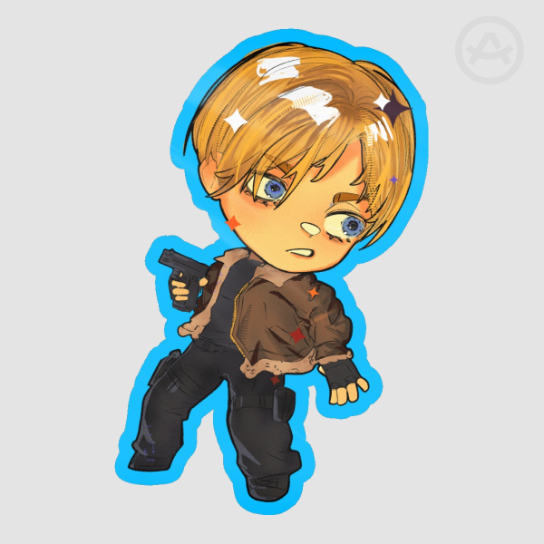 LEON GLOSSY STICKER