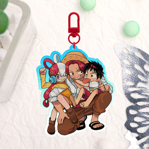 Uta Shanks Luffy 7cm Acrylic Keychains