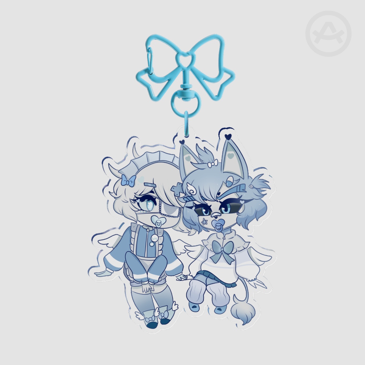 HuskerDust Tenshi kawaii keychain