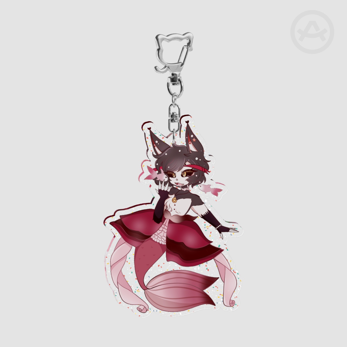 Merman Husk keychain