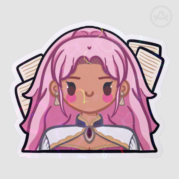 Adeline Holographic Sticker