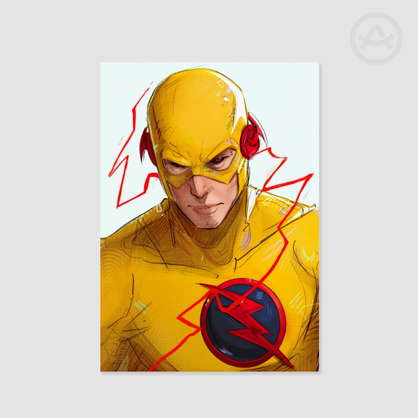 Reverse Flash Poster Print