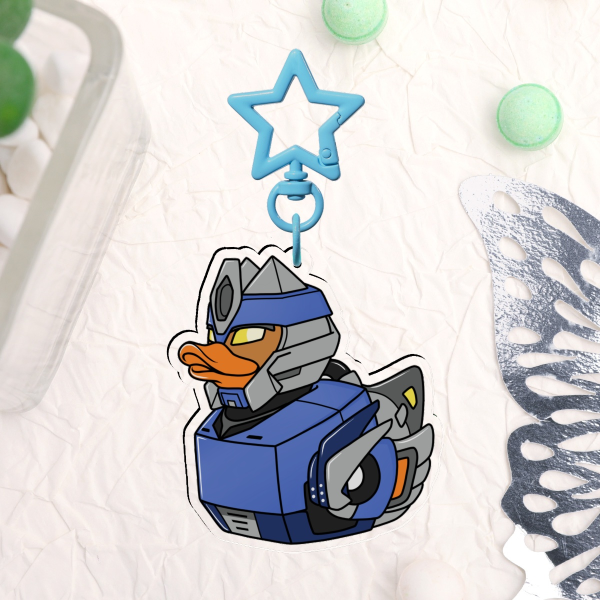 Beakdown - KOBD Duckies - Clear Acrylic Keychain