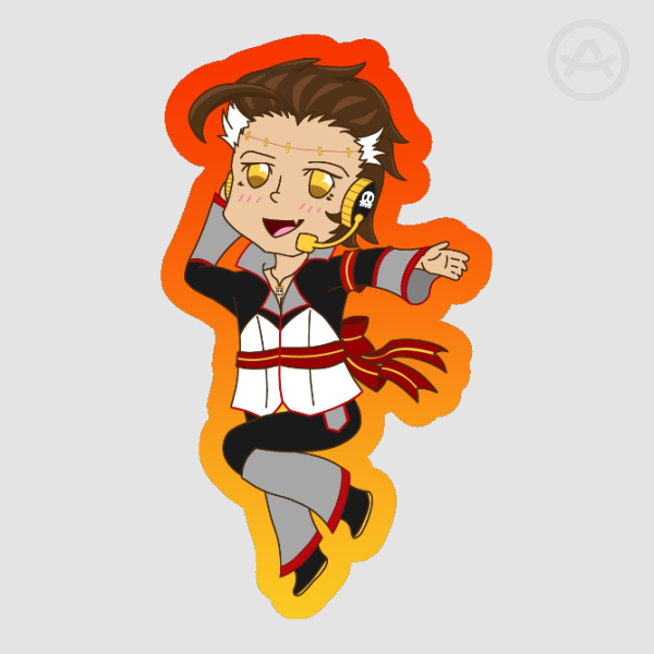 VOCALOID2 Big AL Matte Die Cut Sticker