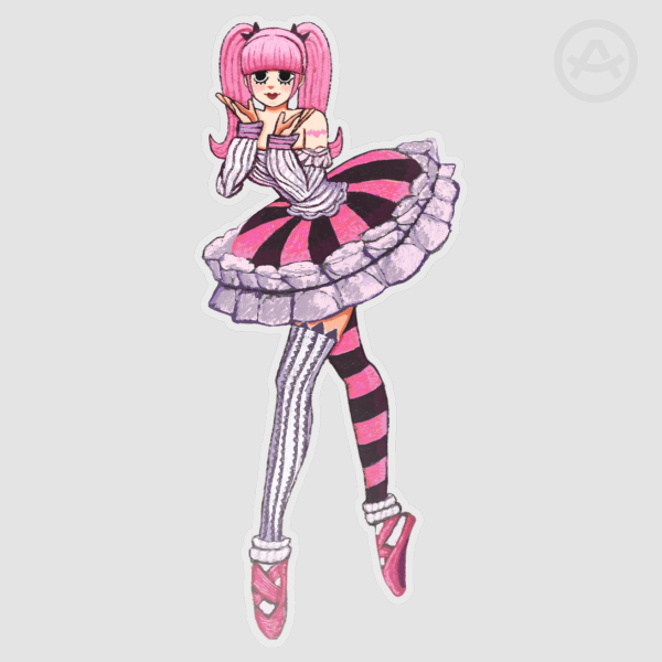 Perona | One Piece | Clear Vinyl Sticker
