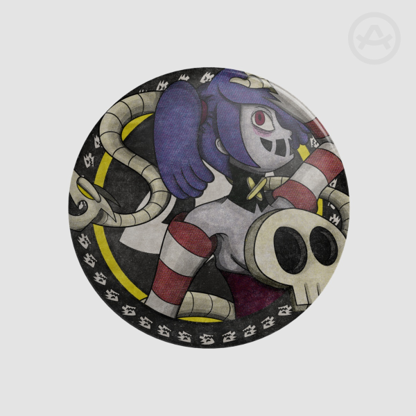 Squigly Round Badges (Button Pins)
