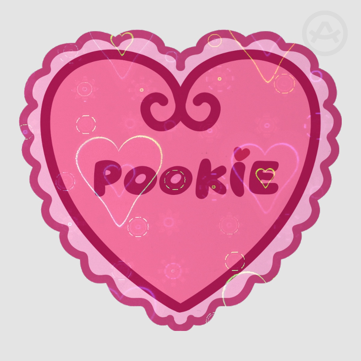 POOKIE Heart Candy Sticker