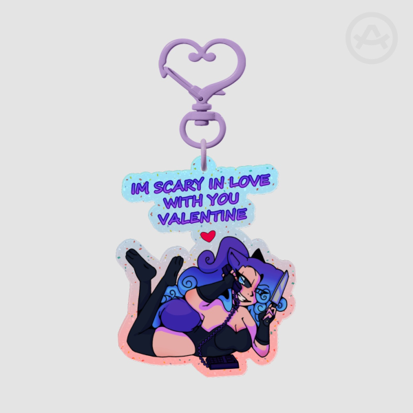 venomousnix Colored Edge Acrylic Keychains