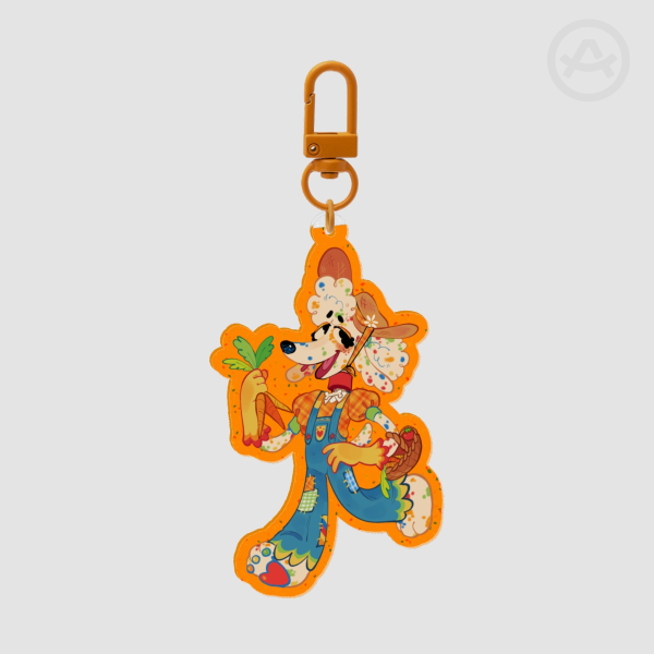"yknow, good soil makes for good veggies!" Daisy Dalmatian keychain WH OC