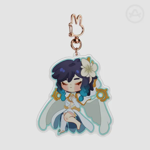 Genshin Impact - Barbatos epoxy acrylic keychain