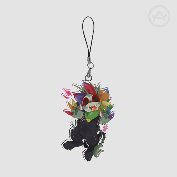 DANDY'S WORLD ‖ Twisted Dandicus Glitter Keychain