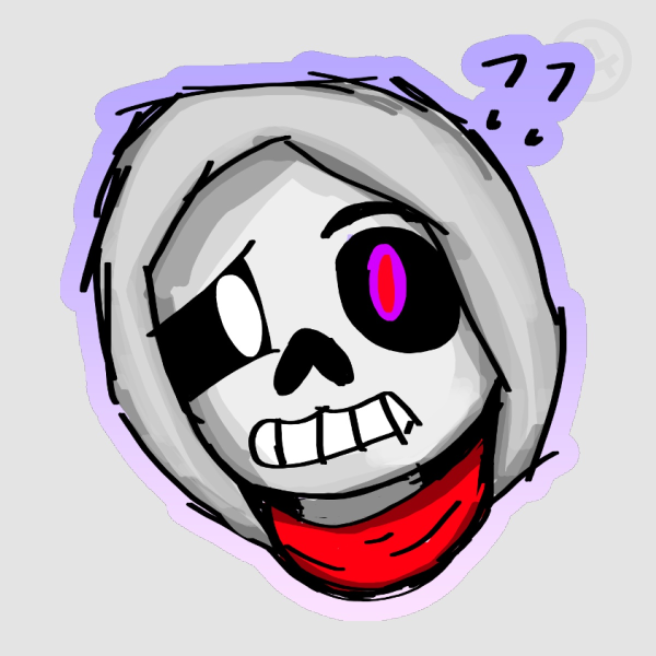 "????" Dust sans sticker