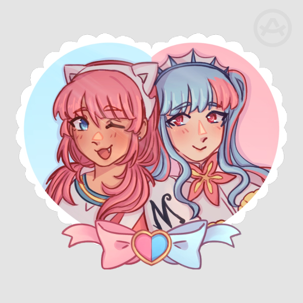 (AITSF) SirenSong Heart Sticker