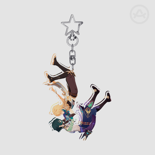 Xiao/Aether - Falling Together Acrylic Keychains