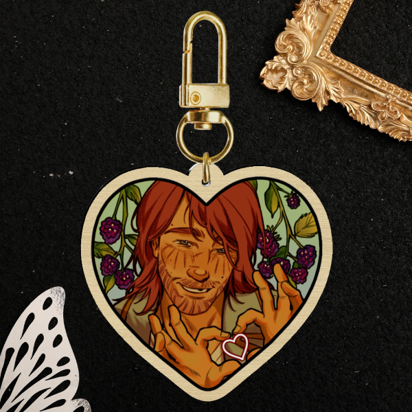 Sean MacGuire WOOD KEYCHAIN (RDR2)