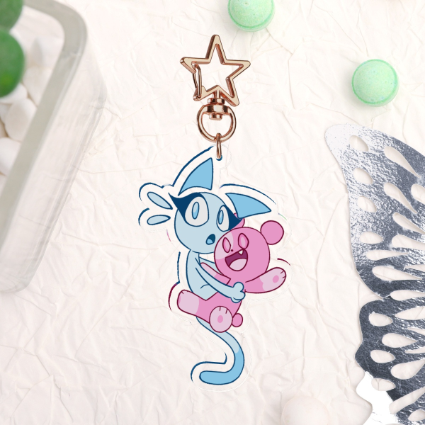 Ice and Pwish Keychain