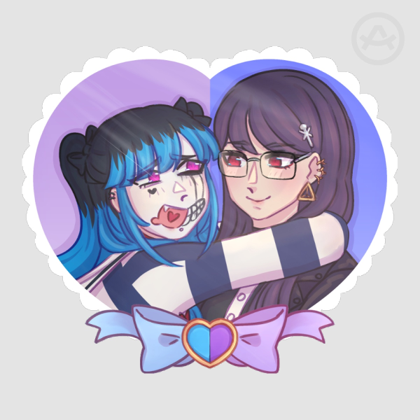 (HNDR) HiruDaru Heart Sticker