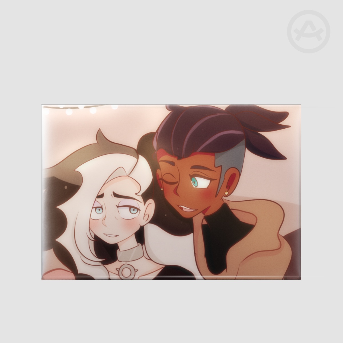 KBNZ rectangular pin - piers and raihan Pokemon sword and shield