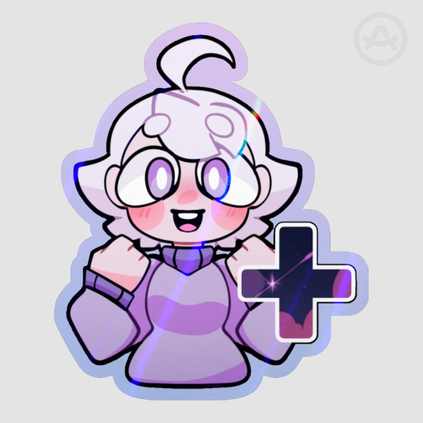 Sin Level Up die cut sticker