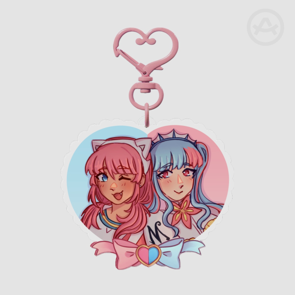 (AITSF) SirenSong Heart Keychain