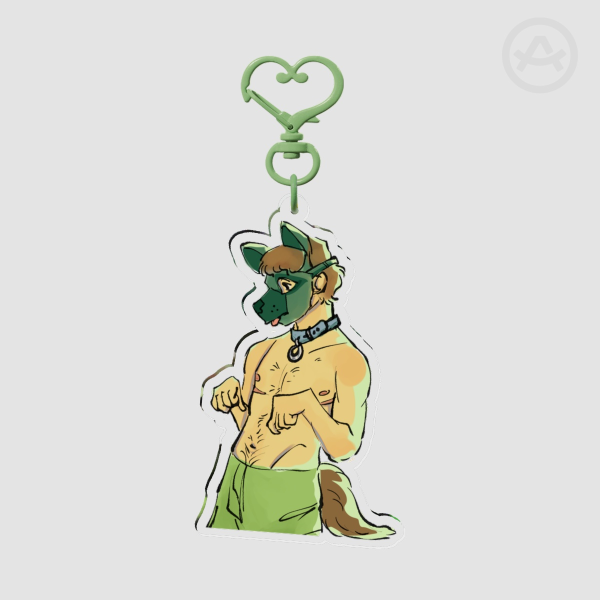 Pup Whitaker Keychain