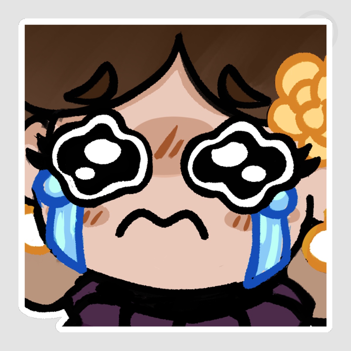 Pansetta Cry Sticker