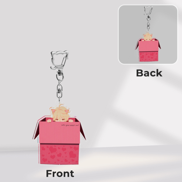 Cat Aether Acrylic Keychain