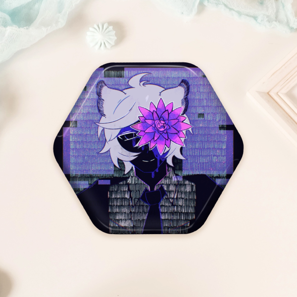 Neha Glitter Holographic Badges